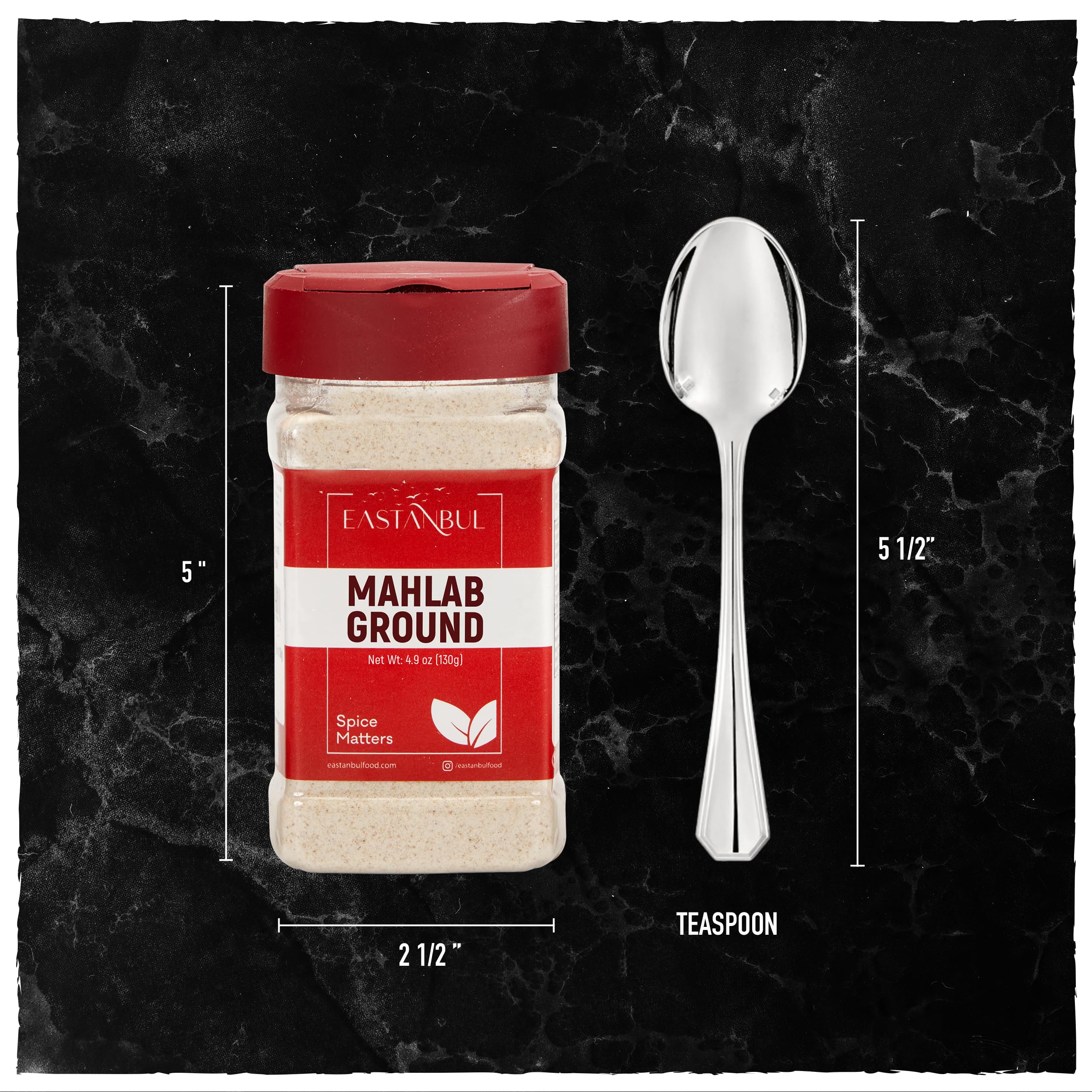 Eastanbul Mahlab Ground on dough hints at warm cherry-almond notes.