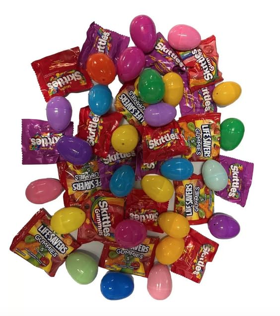 Easter hunt-ready eggs pack featuring sweet and sour gummies