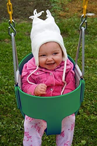 Enclosed high-back toddler bucket swing by Eastern Jungle Gym
