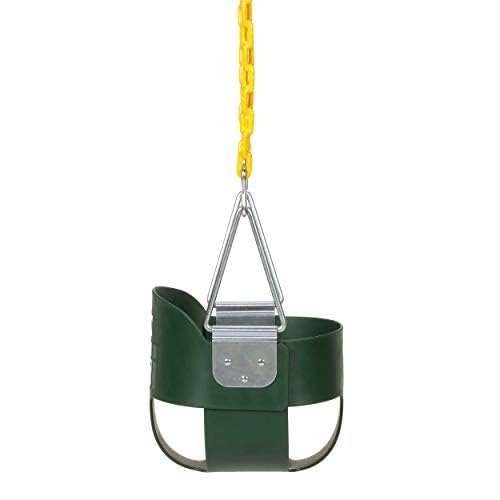Child enjoying outdoors on Eastern Jungle Gym swing