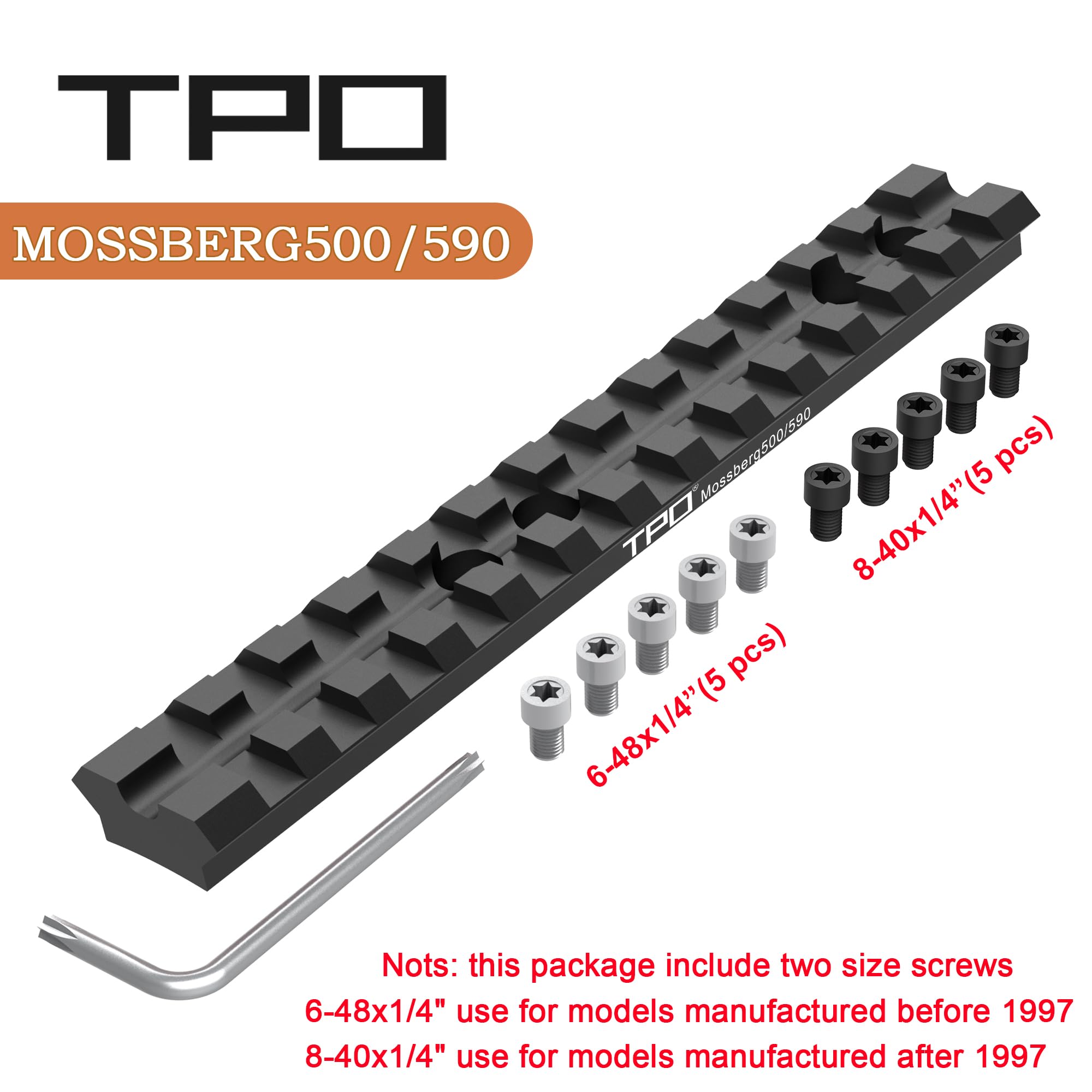Eastern Tactical Supply Mossberg low-profile 5.5-inch rail supports compact setups