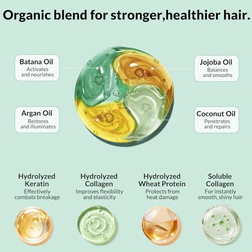 Eastgirl jojoba oil enriched formula nourishes hair without weighing it down.