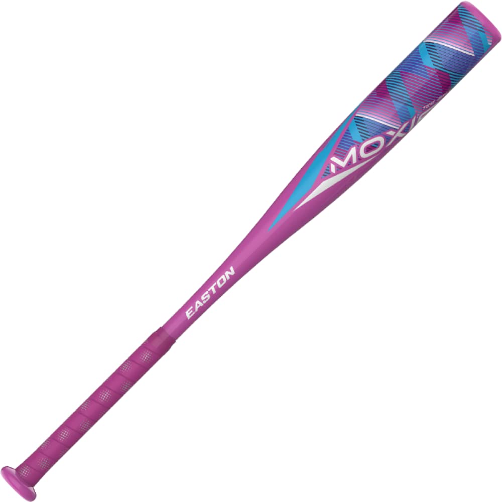 Close-up of enlarged sweet spot on Easton MOXIE T-Ball bat.