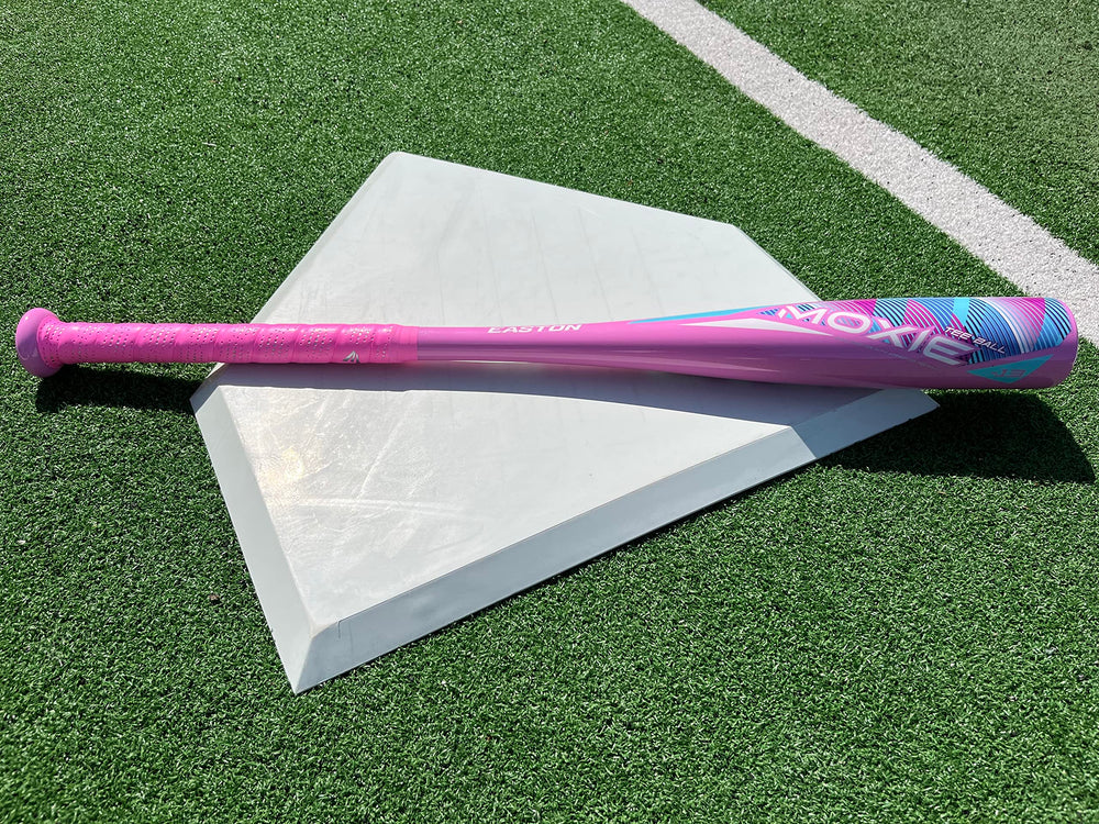 Vibrant pink MOXIE T-Ball bat helps players stand out at bat.