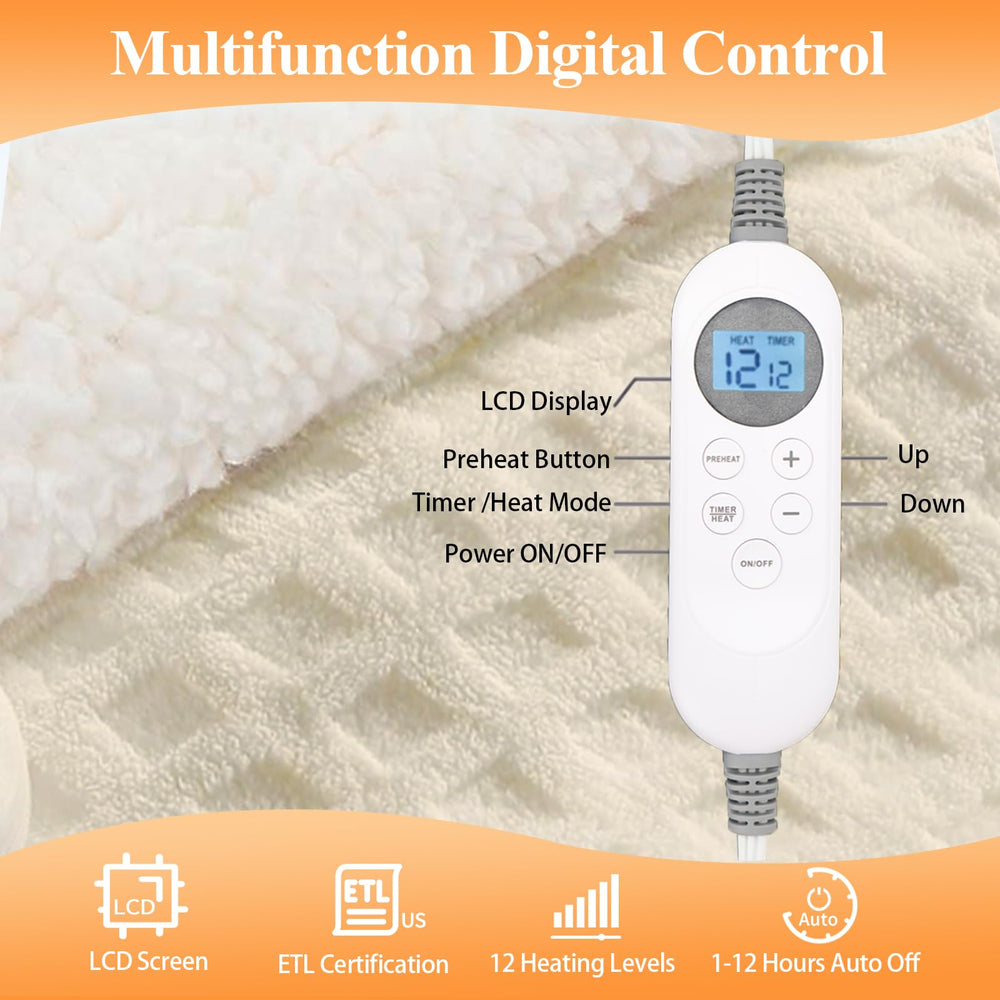 Eastsora blanket controller with LED display for easy temperature control