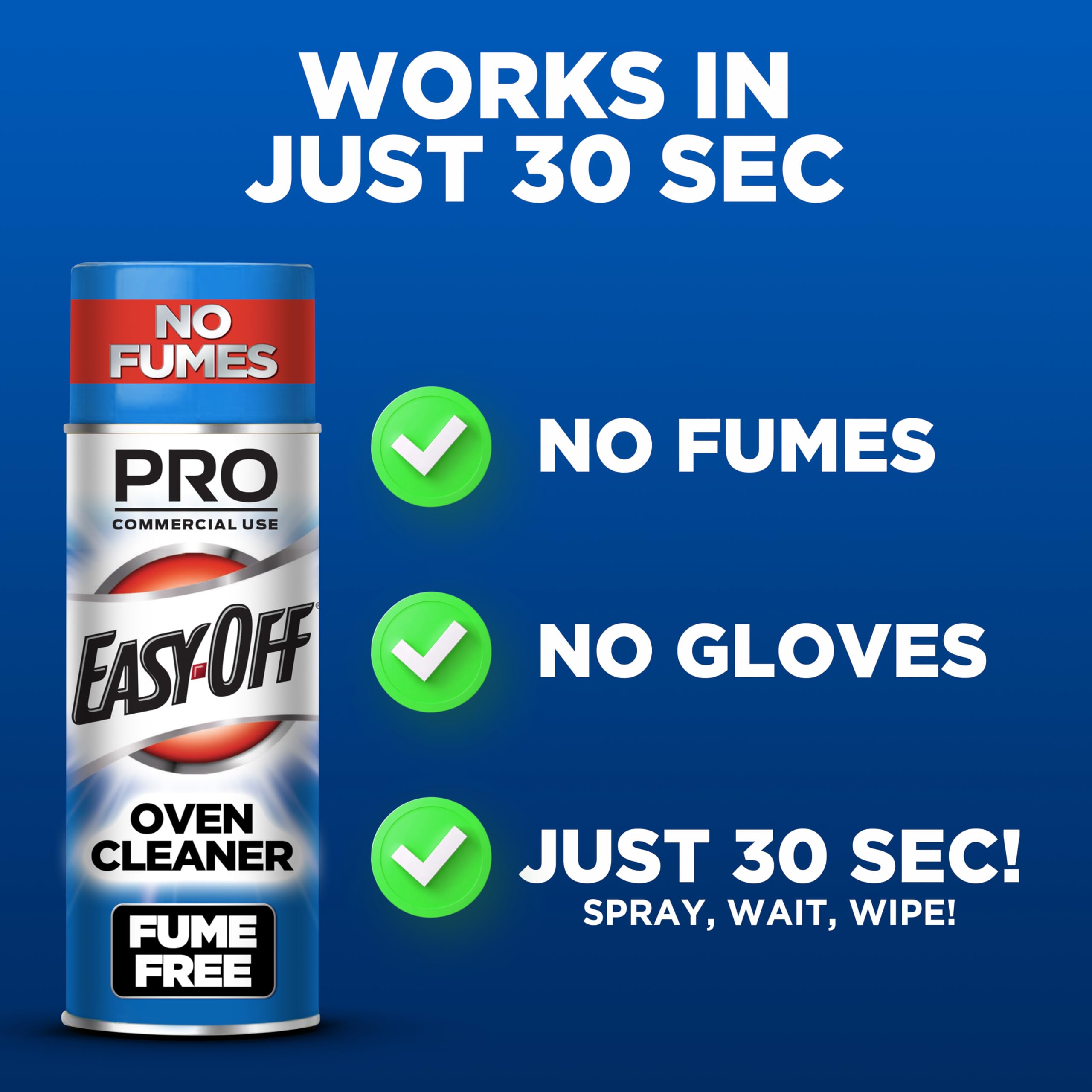 Easy-Off Fume Free Pro broiler area cleaned after use