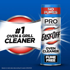 Easy-Off Fume Free Pro interior oven surface being wiped