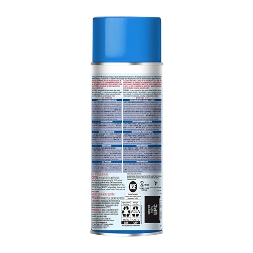Easy-Off Fume Free Pro spray-action applying cleaner to oven grime