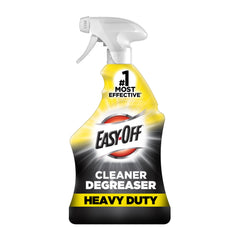 Easy-Off Heavy Duty Degreaser on kitchen sink removes tough grease for a quick clean
