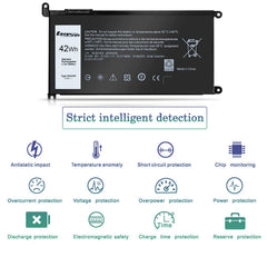 Easy Style WDX0R battery label with specs for correct replacement