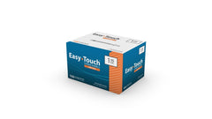 EasyTouch syringe showing smooth surface for low-friction dispensing