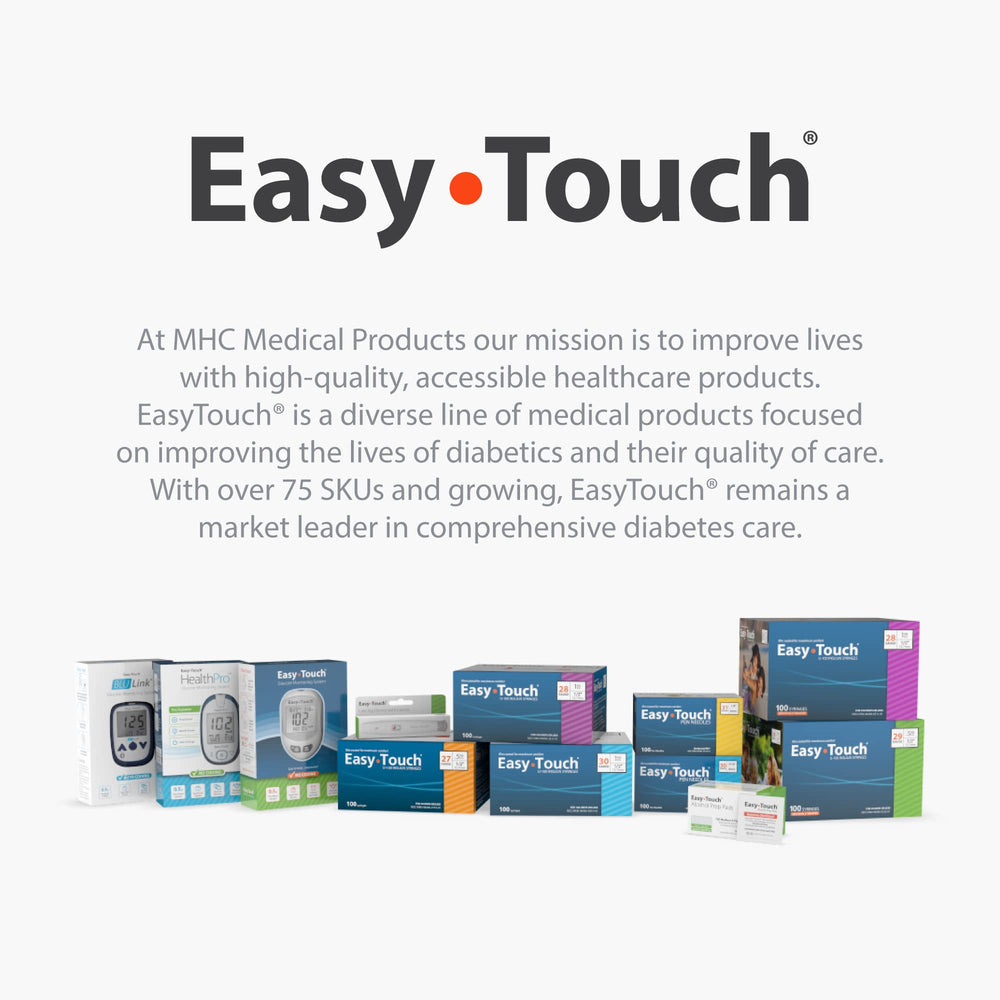 EasyTouch 1ml syringe and other sizes offered for versatile use