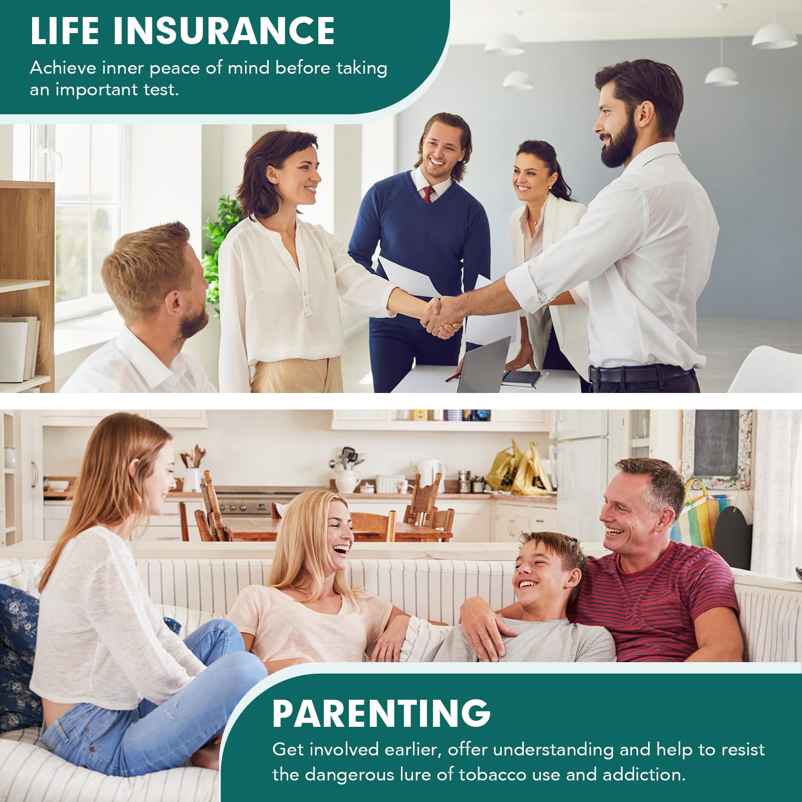 Easy@Home OTC CLIA waived badge for easy home use.
