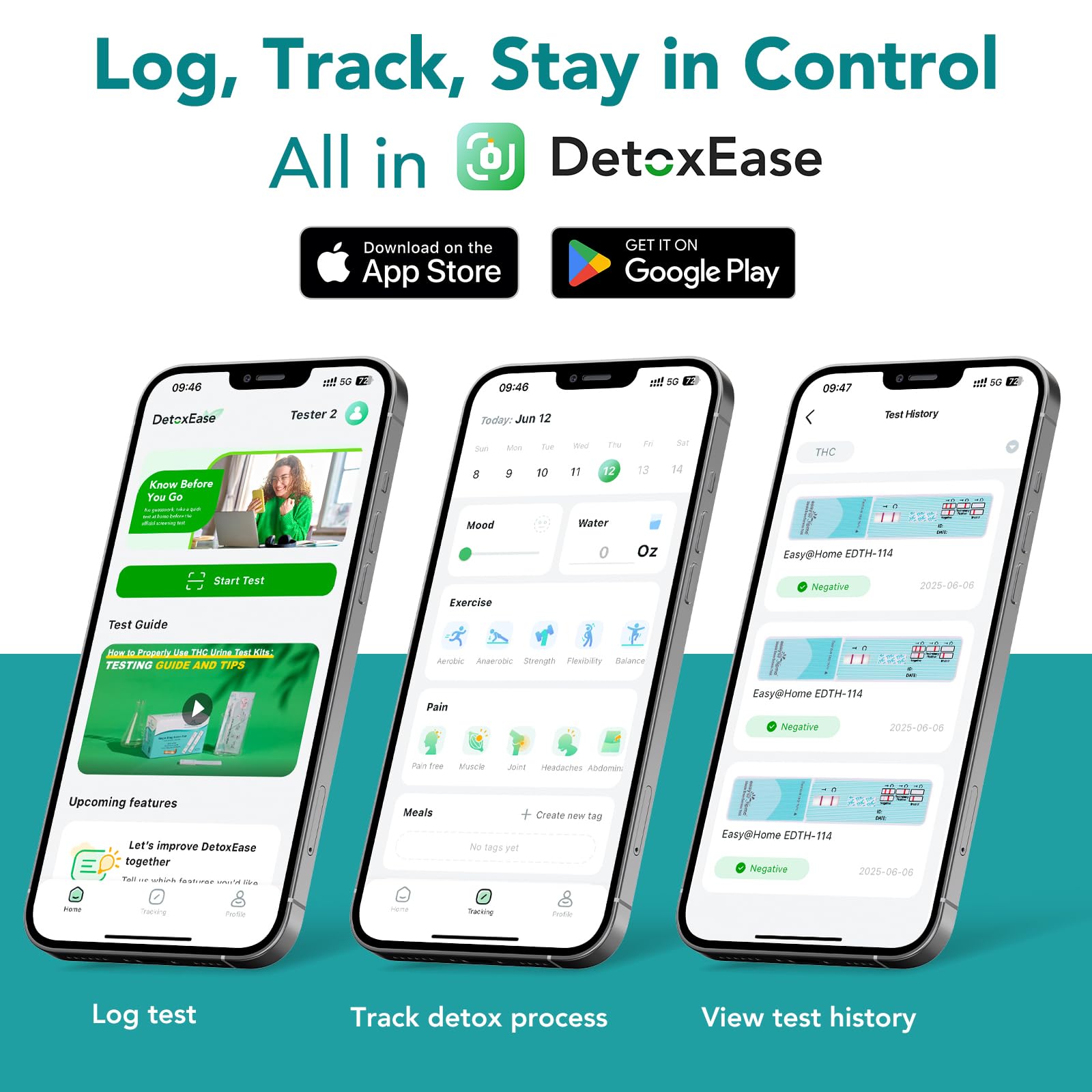 Easy@Home helps track detox progress at home.