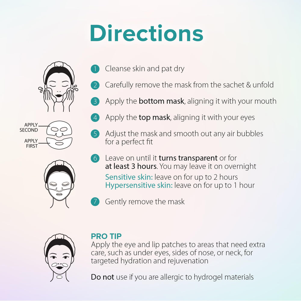 Korean-made cruelty-free Ebanel mask packaging label