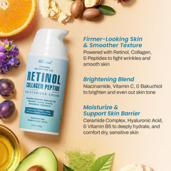 Ebanel Retinol Cream ingredients hydrolyzed collagen and peptides.