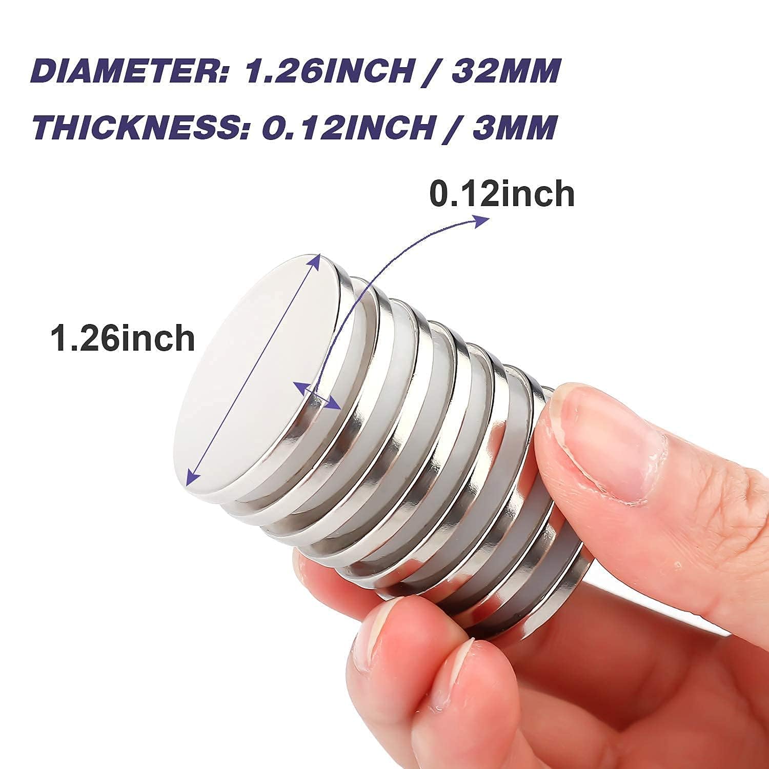 Ebavite adhesive-backed magnets show double-sided adhesion for quick DIY positioning.
