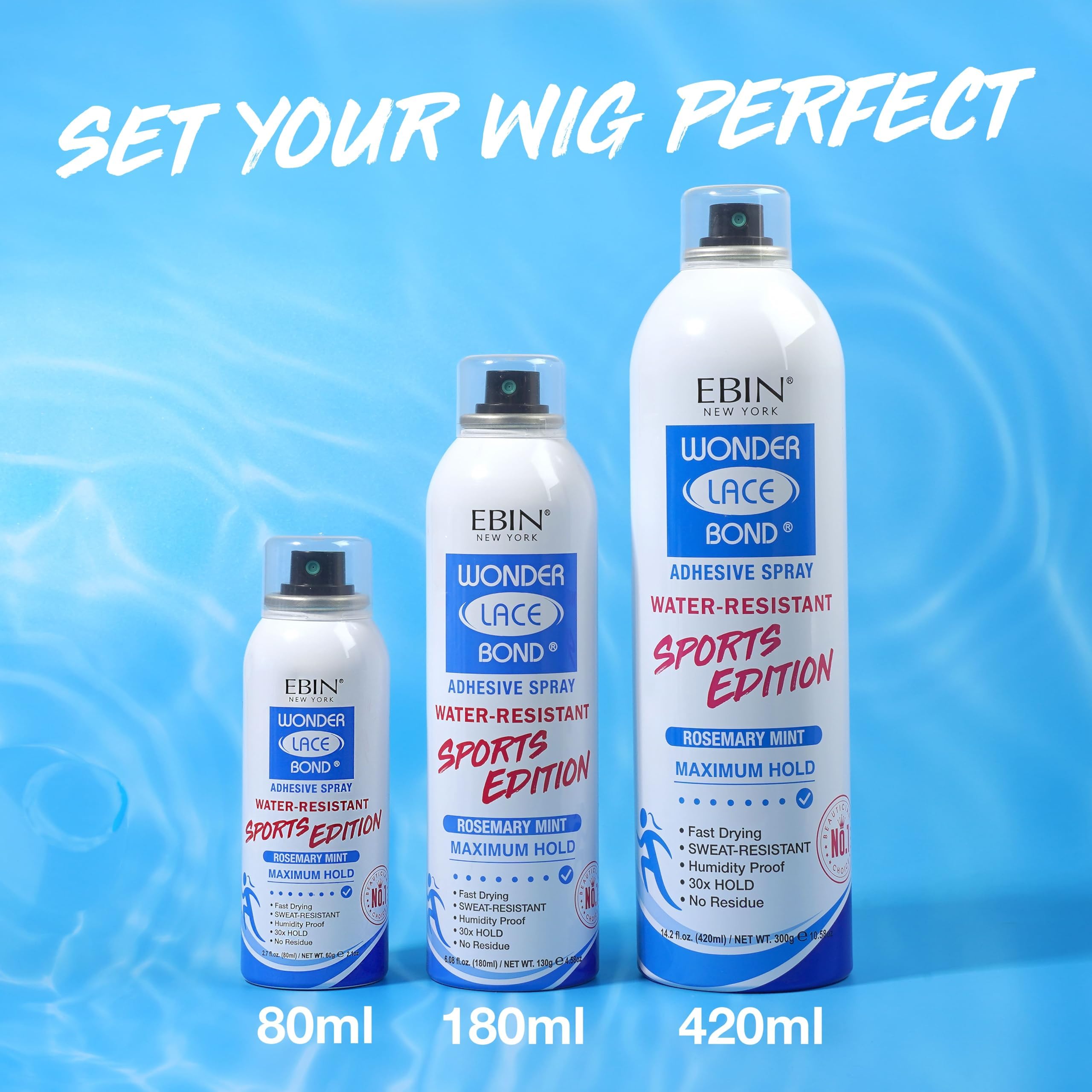 EBIN NEW YORK Wonder Lace Bond Sports Spray vegan-friendly clean ingredients for mindful styling