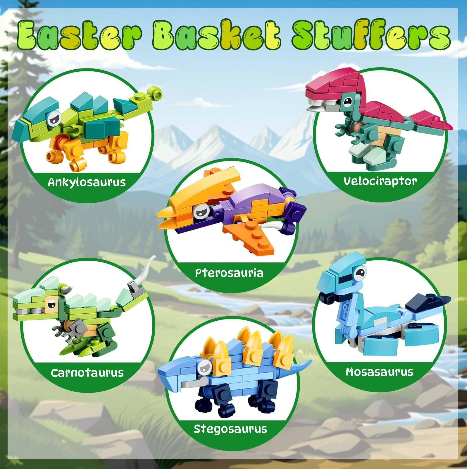 eboozone Easter eggs filled with dinosaur toys — mess-free entertainment for kids ages 4-8