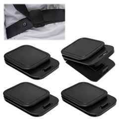 EBQOSK seatbelt clip adjustable 2.95in shows customizable height for neck comfort.