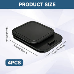 EBQOSK seatbelt clip anti-slip silicone keeps belt secure during sharp turns.