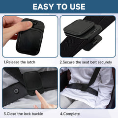 EBQOSK seatbelt clip easy install no tools required for quick setup.