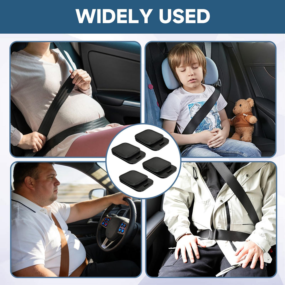 EBQOSK seatbelt clip universal fit works with most standard belts.