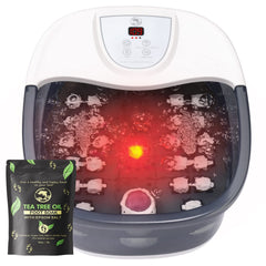 ECARBME foot spa massager with heat delivering warm water for relaxation.