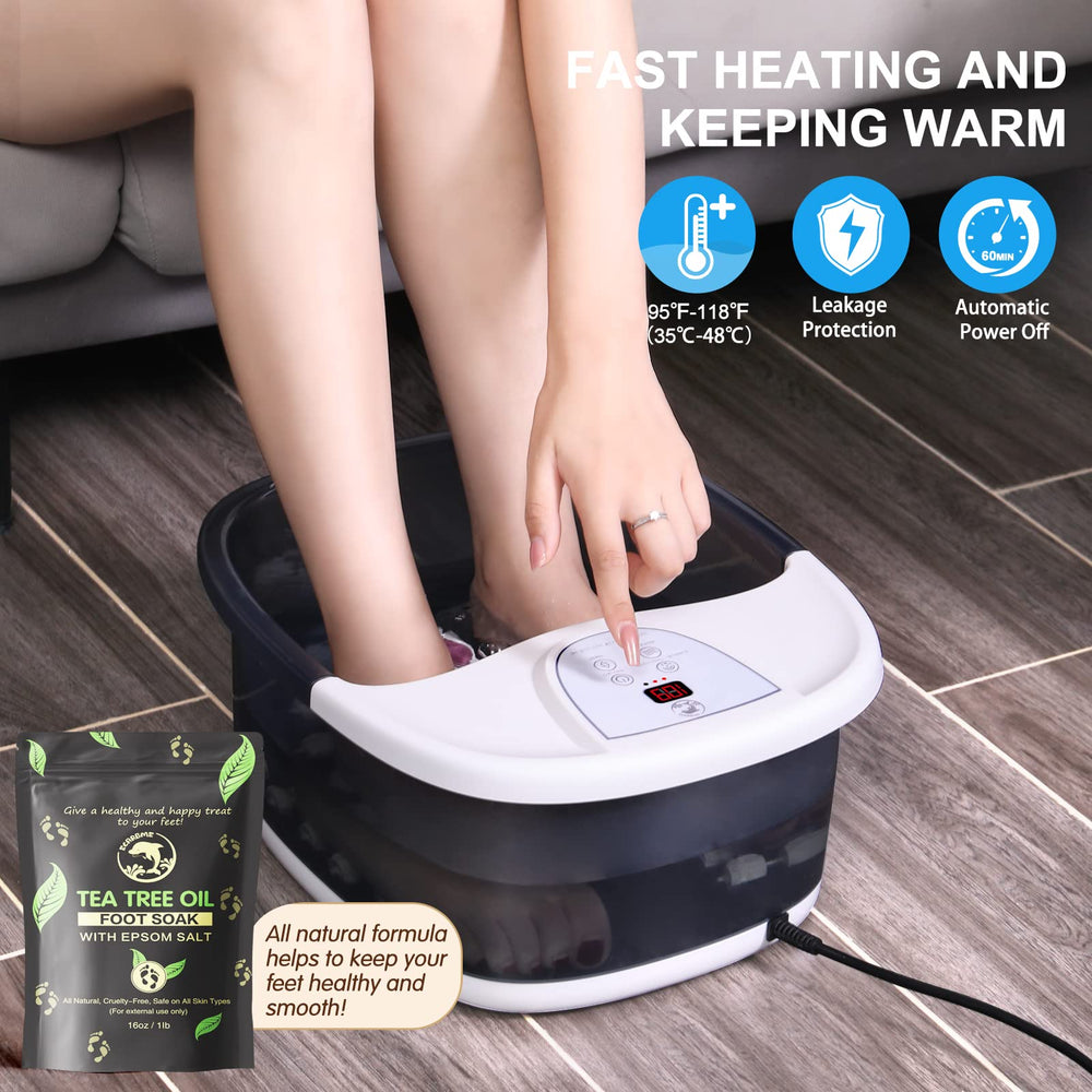 ECARBME oxygen bubbles provide spa-like foot massage at home.