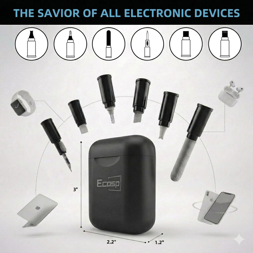 ECASP cleaner kit iPhone Type-C port cleaning tool for stable connections