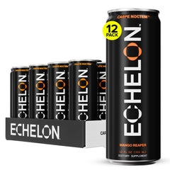 Echelon Mango Reaper can on a gym bench signals ready energy.