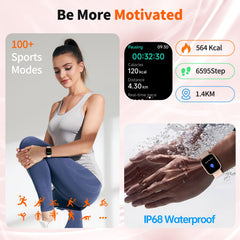 EchoByte 100+ sport modes and IP68 waterproof for diverse workouts