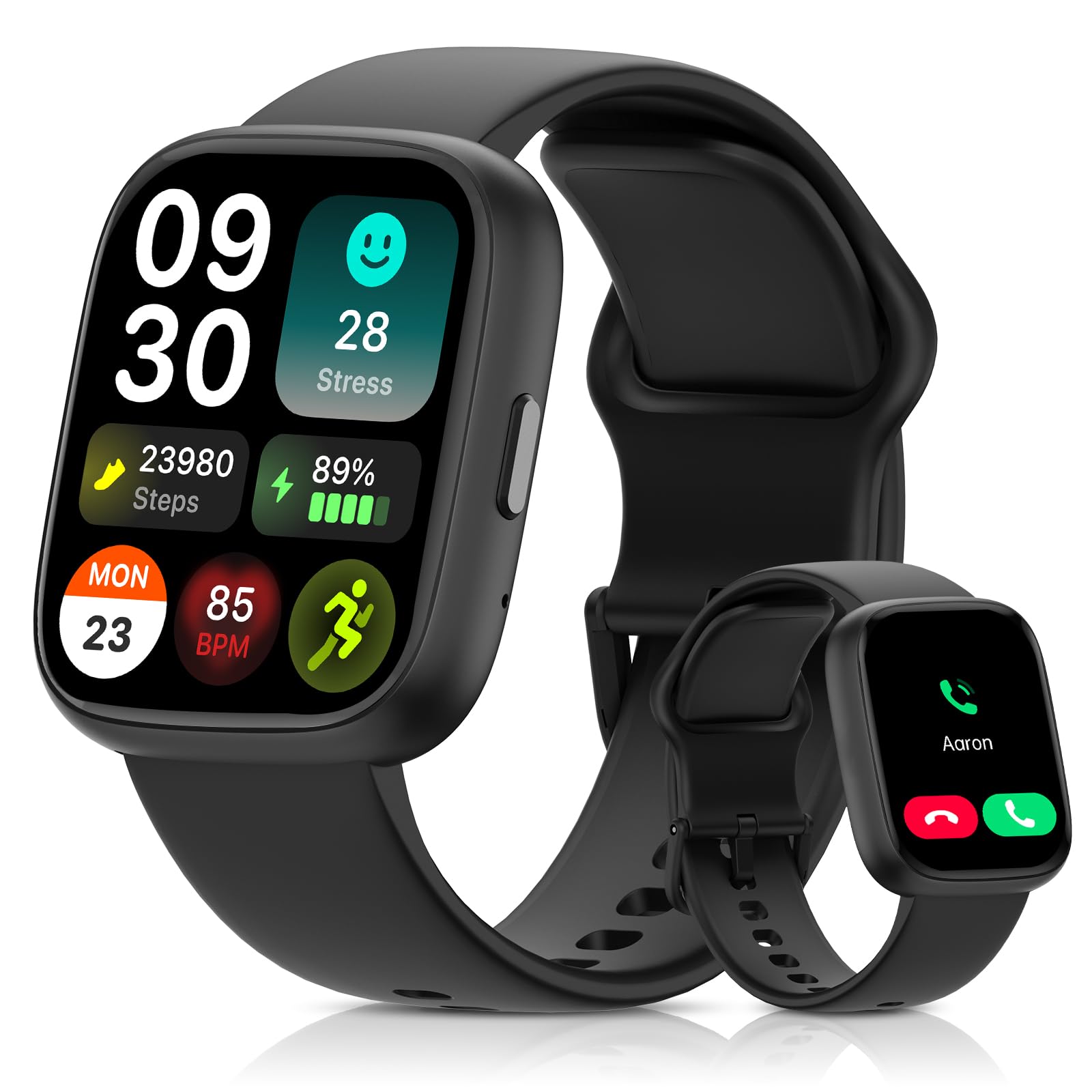 EchoByte 2026 smartwatch with Alexa built-in enabling hands-free calls on the go.