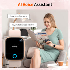 EchoByte BT5.3 calling with mic and speaker enables clear on-wrist calls