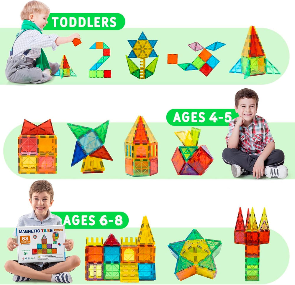 EchoPlan vibrant shapes and arches helping kids develop spatial reasoning.