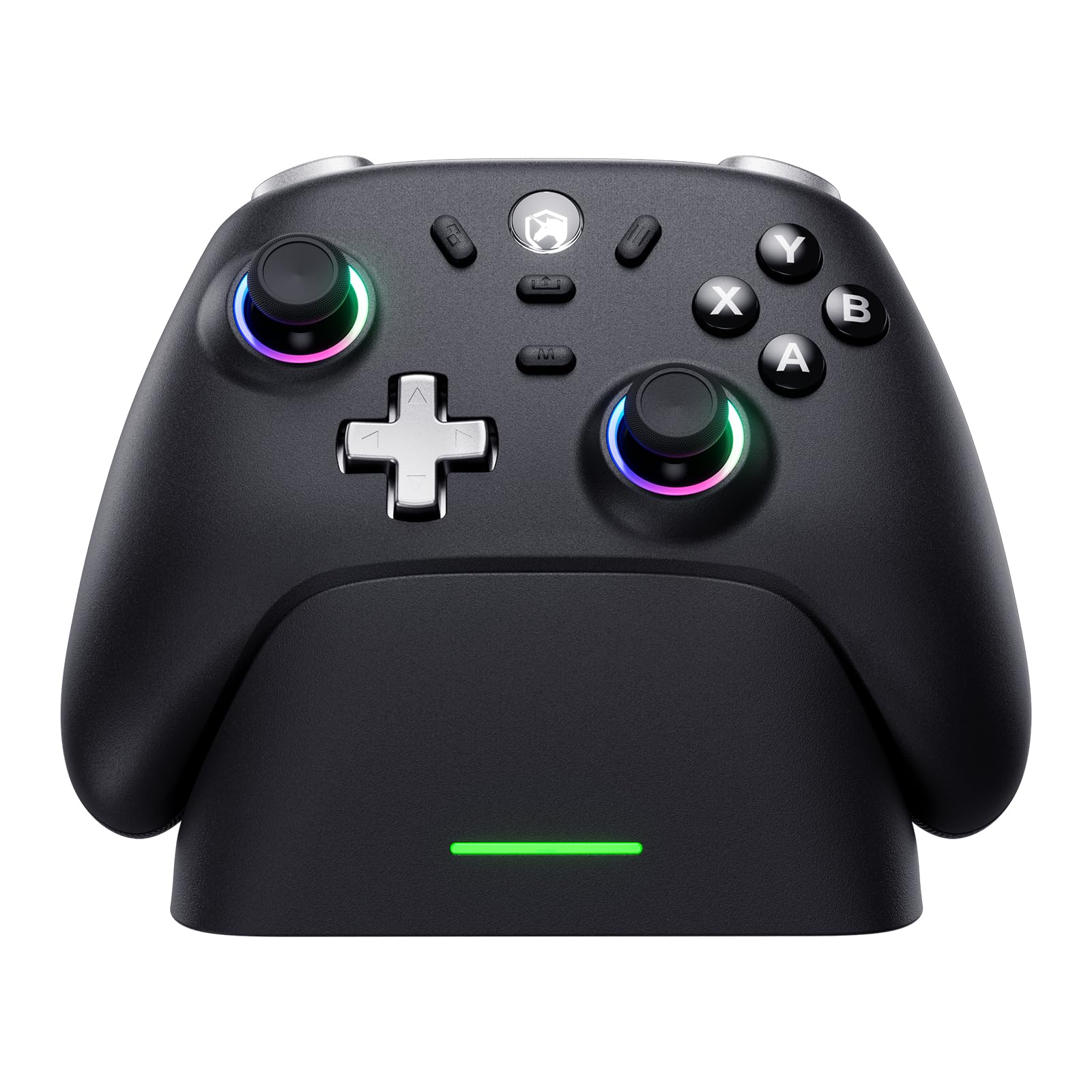 ECHTPower PC Gaming Controller front view showing drift-free control.