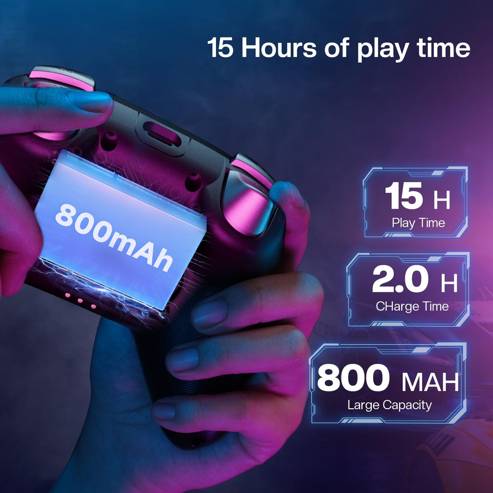 ECHTPower PC Gaming Controller turbo and vibration customization enhances immersion.