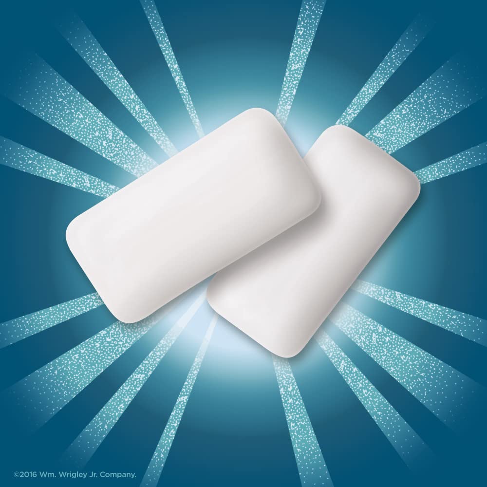 18-count Eclipse gum pack held for on-the-go breath maintenance