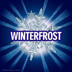 Eclipse Winterfrost gum shown in a pocket-friendly pack for travel-ready freshness.