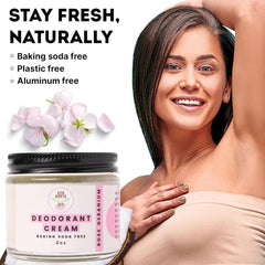 Close-up of creamy texture of Eco Roots deodorant
