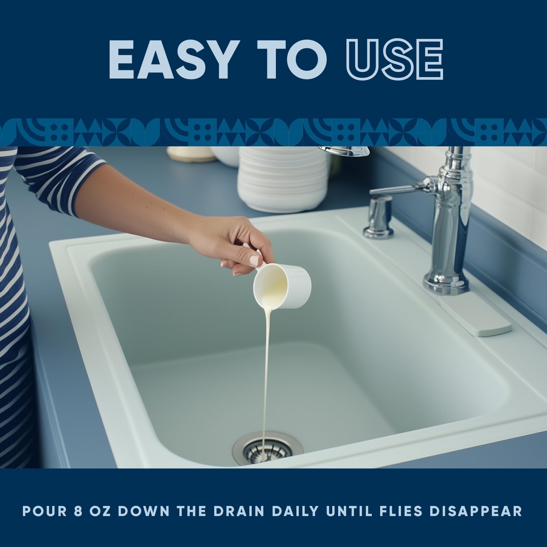 Commercial facility scene highlights safe, non-toxic use around food areas.