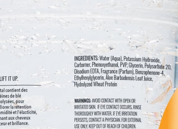 Close-up of Eco Styler Krystal 946ml gel texture for defined curls