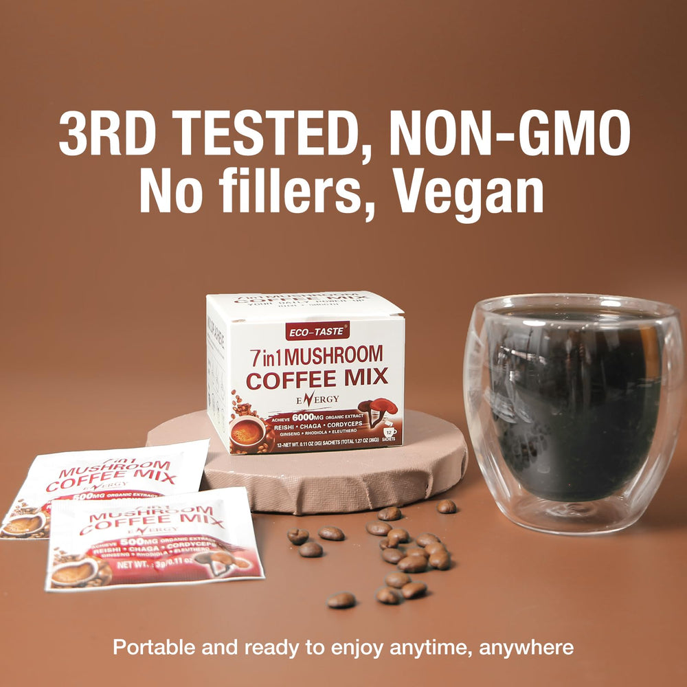 ECO-TASTE sachet pouring into cup shows easy morning ritual