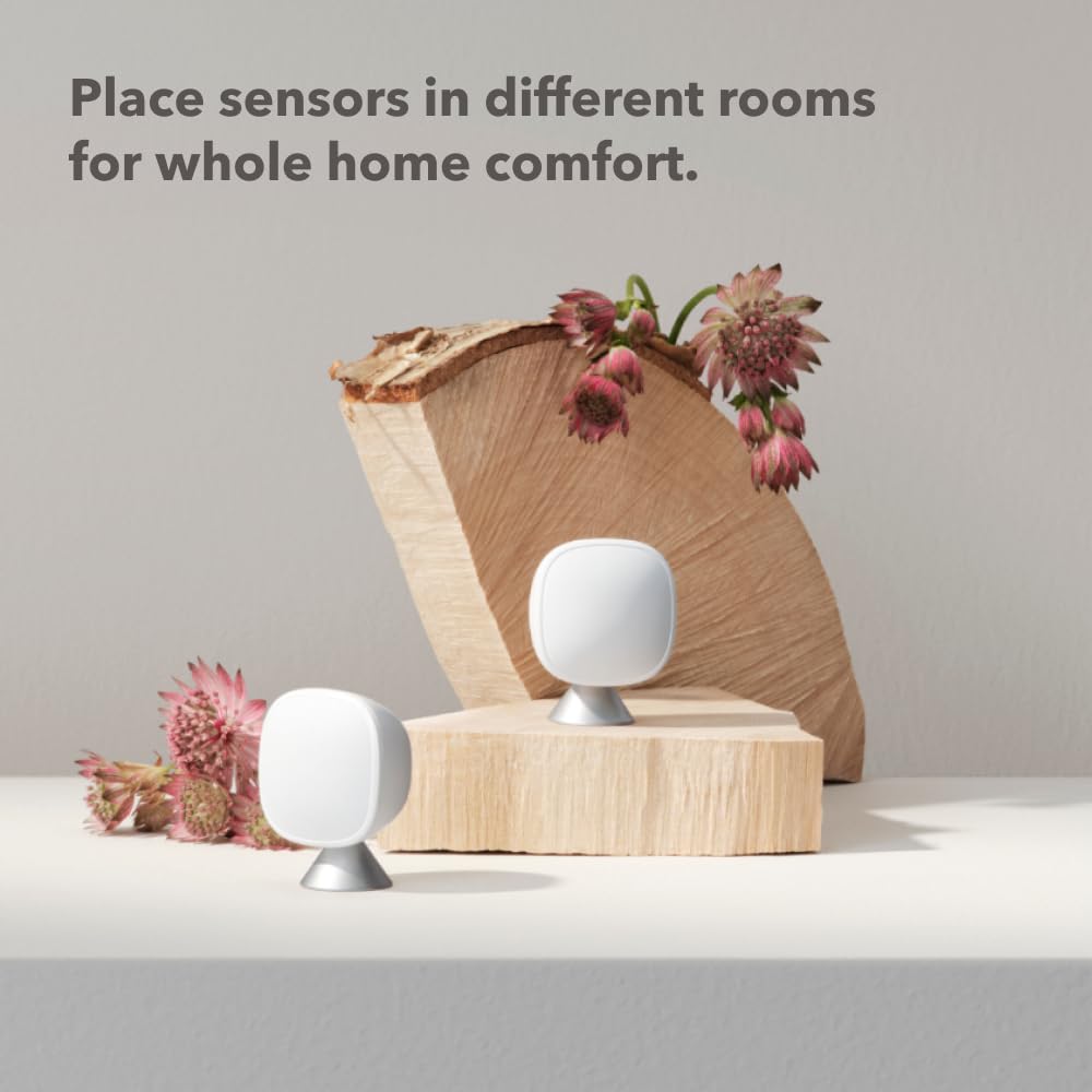 ecobee Smart Sensor 2 Pack detects motion for real-time security alerts