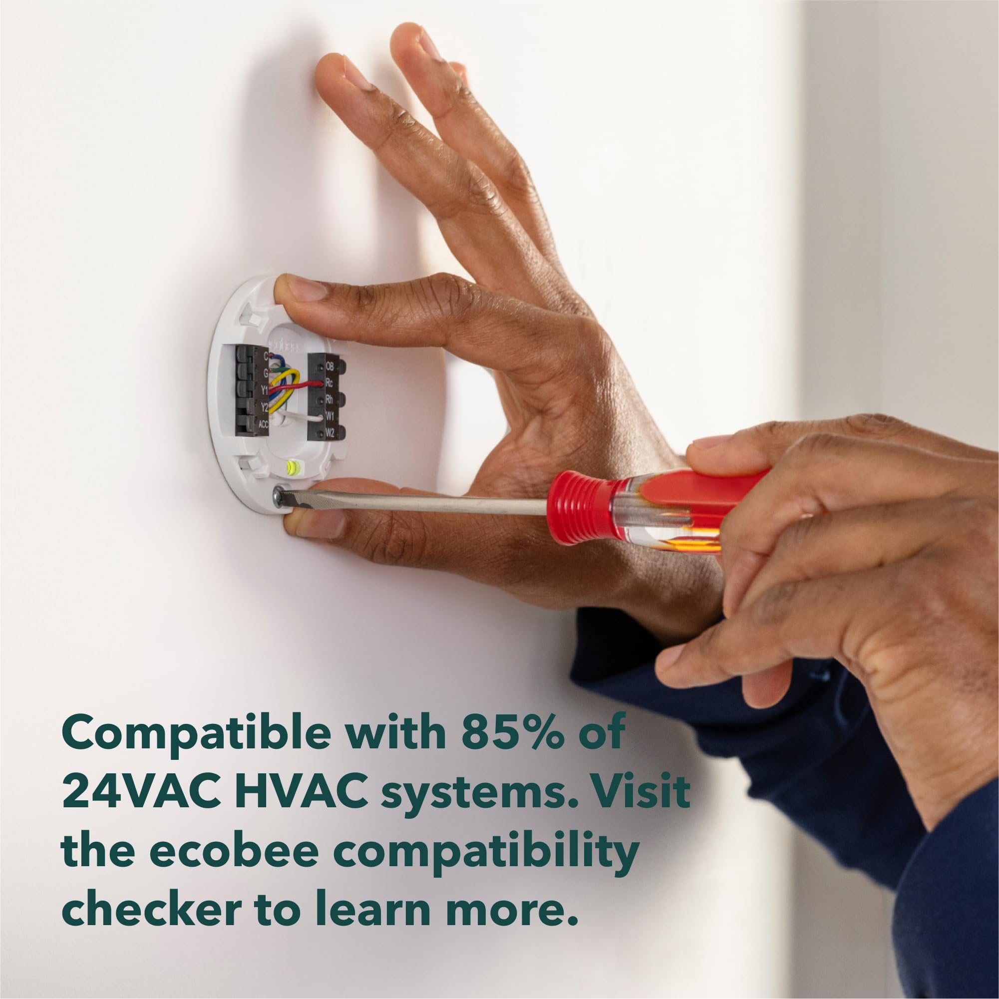 SmartSensor in a living room tracks temperature and motion for targeted comfort.