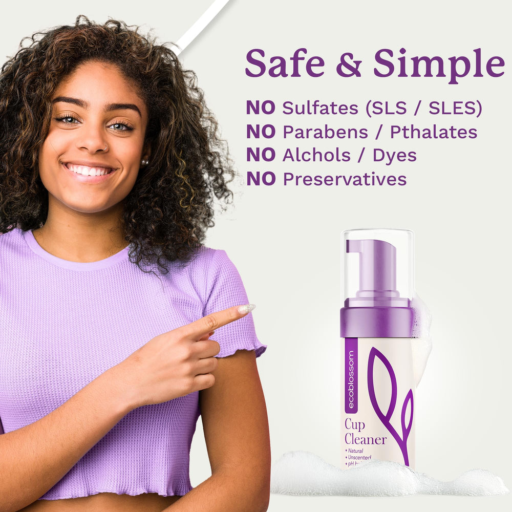 EcoBlossom travel-ready 5 oz bottle suits purse or backpack.