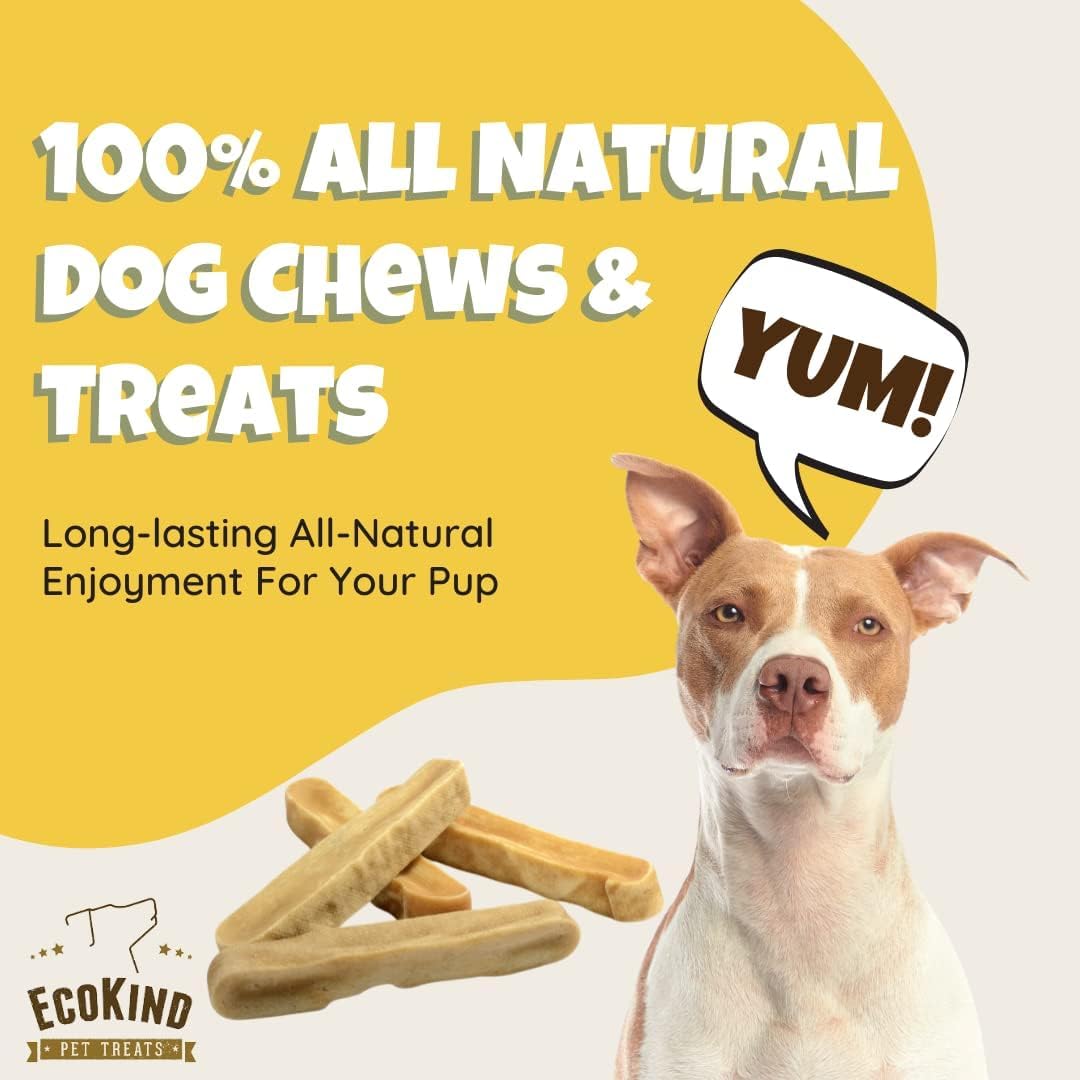 EcoKind Premium Gold Yak Cheese Himalayan dog chews close-up texture highlighting creamy cheese