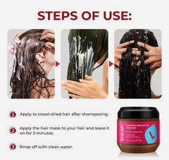 ECOLCHIPRO hair mask jar detail highlights premium packaging quality.