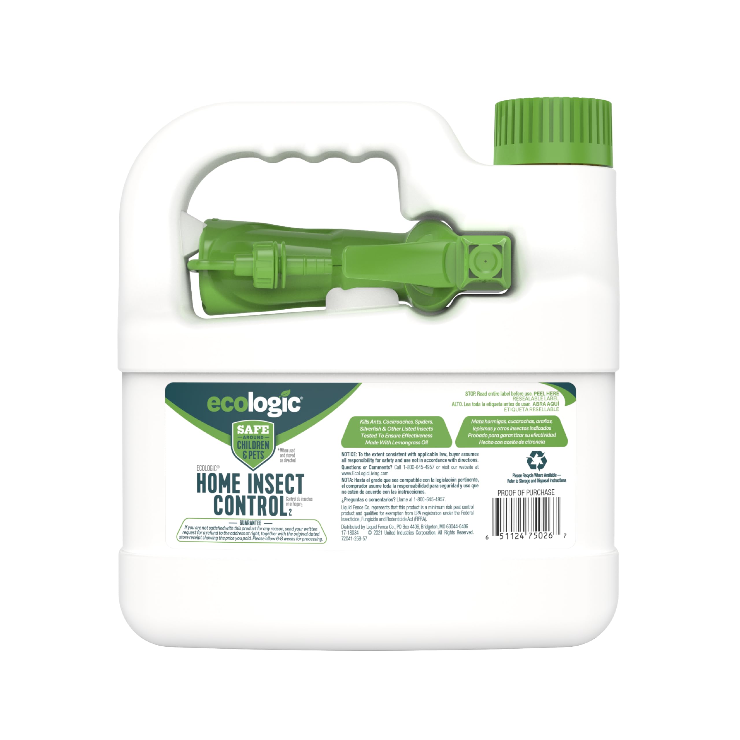 Cracks and crevices are treated with EcoLogic to reduce entry points.