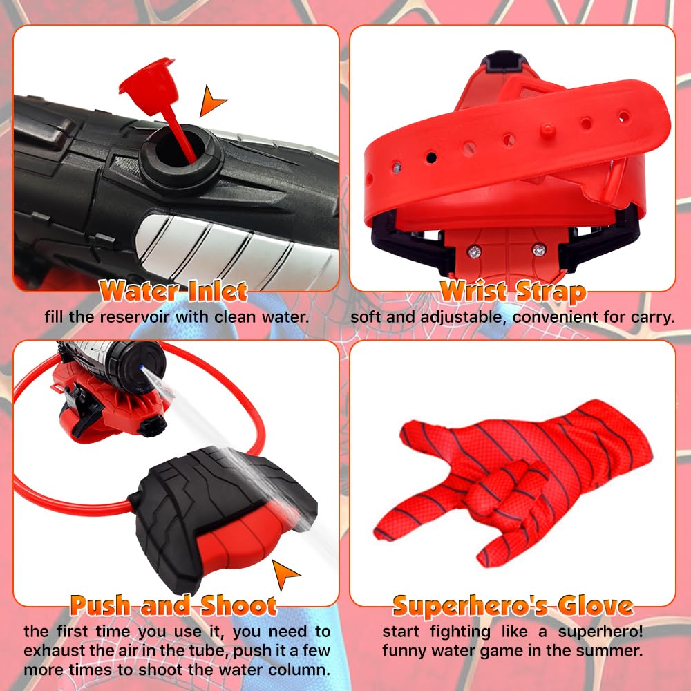 econoLED ABS-safe water gun with durable construction.